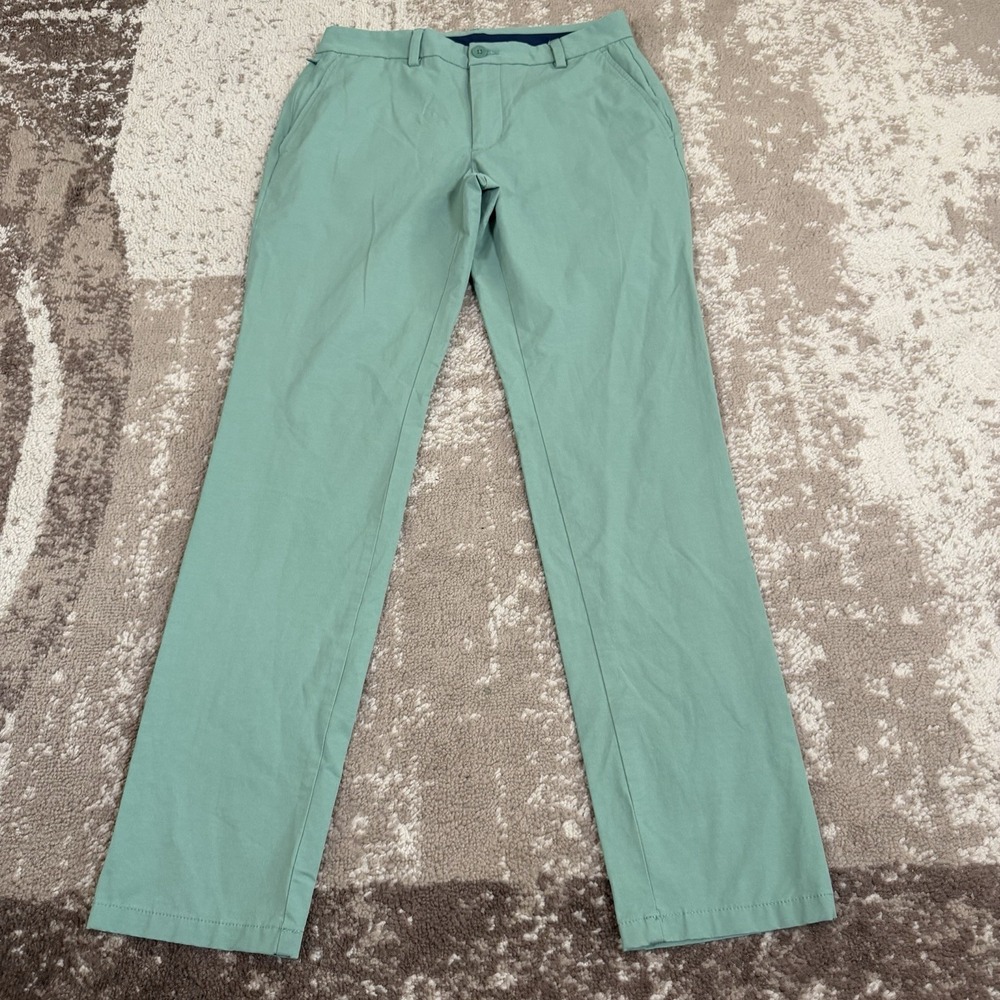 Vineyard Vines OTG Pants Mens 30x32 Green On The Go Golf Stretch Casual